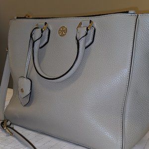 Tory Burch double zip tote